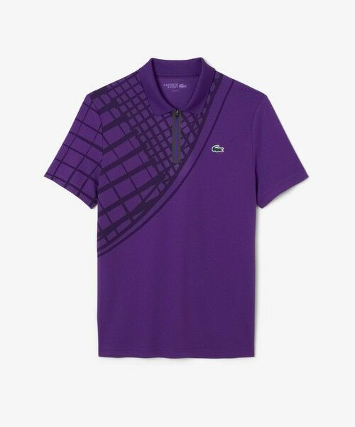 LACOSTE / ラコステ ポロシャツ | アシンメトリーラケットグラフィックウルトラドライポロシャツ | 詳細6