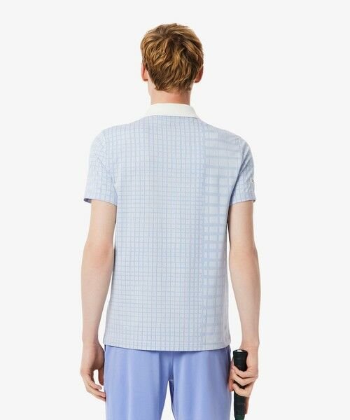 LACOSTE / ラコステ ポロシャツ | 『ダニール・メドベージェフ』オールオーバーラケットプリントドライポロシャツ | 詳細1