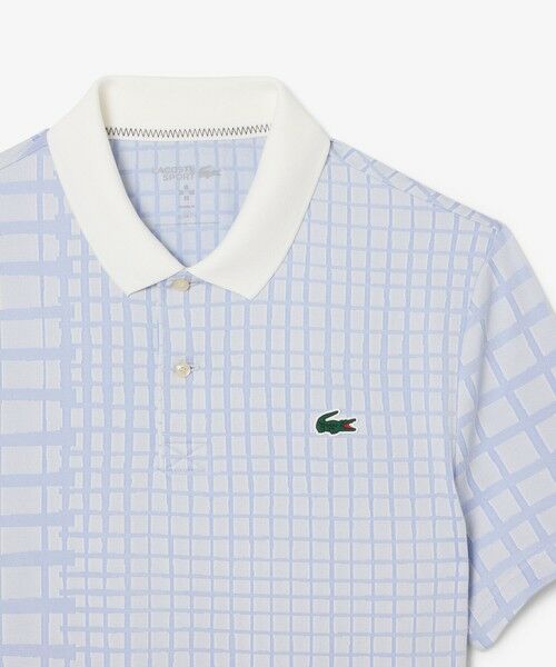 LACOSTE / ラコステ ポロシャツ | 『ダニール・メドベージェフ』オールオーバーラケットプリントドライポロシャツ | 詳細4
