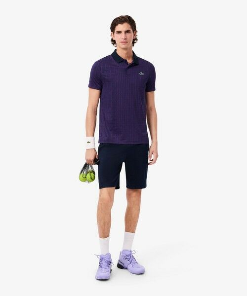 LACOSTE / ラコステ ポロシャツ | 『ダニール・メドベージェフ』オールオーバーラケットプリントドライポロシャツ | 詳細20