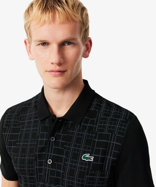 LACOSTE / ラコステ ポロシャツ | 『ノバク・ジョコビッチ』ラケットプリントウルトラドライポロシャツ | 詳細1