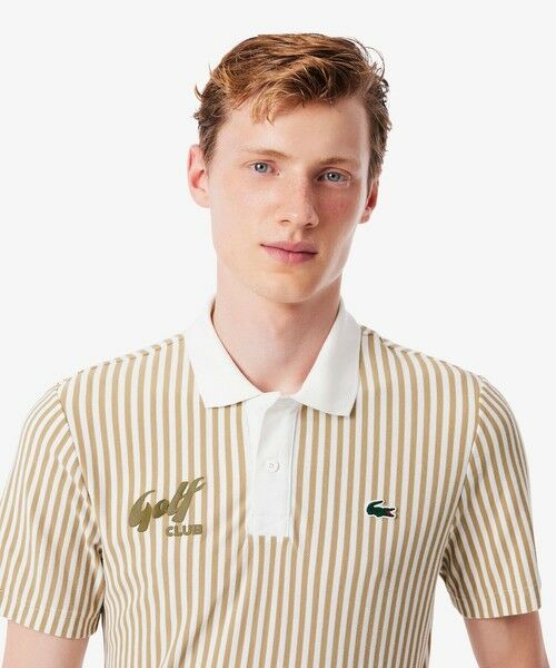 LACOSTE / ラコステ ポロシャツ | ヒートコントロールストライプポロシャツ | 詳細1