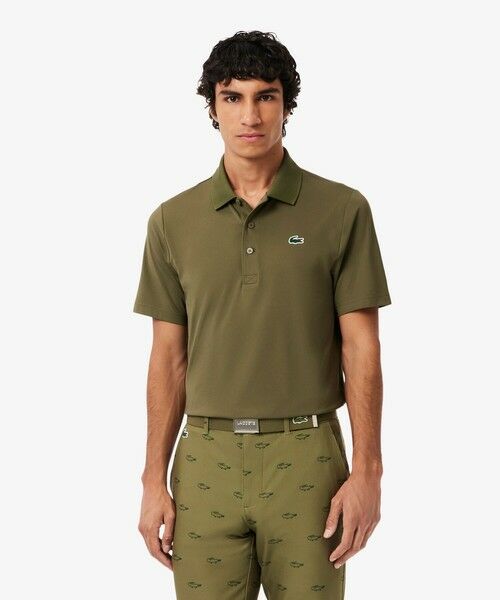 LACOSTE/ラコステ ウルトラドライゴルフポロシャツ オリーブ 3(日本サイズM)