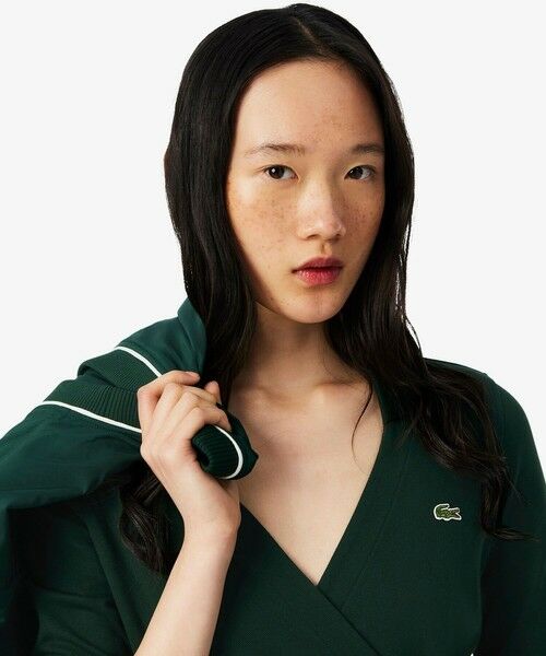 LACOSTE / ラコステ ミニ丈・ひざ丈ワンピース | ポロシャツディテールラップドレス | 詳細7