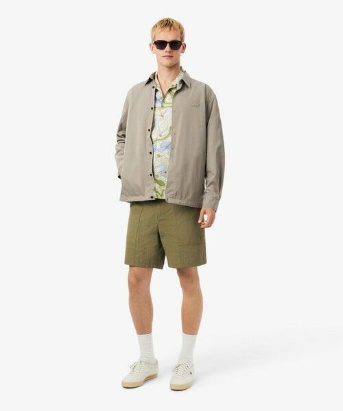 LACOSTE / ラコステ ショート・ハーフ・半端丈パンツ | 撥水・防風・軽量ファブリック ワークナイロンショーツ / ハーフパンツ | 詳細12