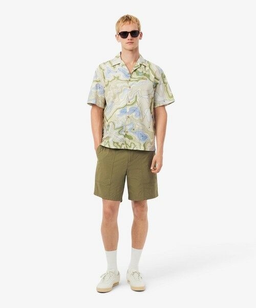 LACOSTE / ラコステ ショート・ハーフ・半端丈パンツ | 撥水・防風・軽量ファブリック ワークナイロンショーツ / ハーフパンツ | 詳細7