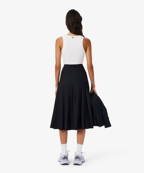 LACOSTE / ラコステ ロング・マキシ丈スカート | ブレンドウールプリーツラップスカート | 詳細2