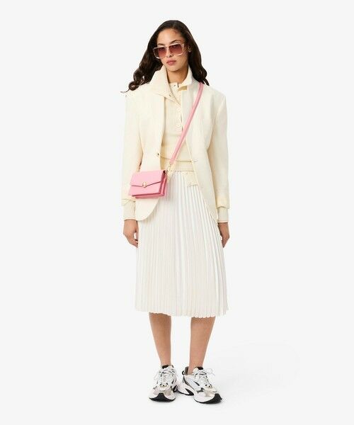 LACOSTE / ラコステ ロング・マキシ丈スカート | サテンプリーツミドルスカート | 詳細5