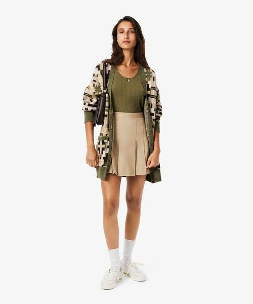 LACOSTE / ラコステ ロング・マキシ丈スカート | ストレッチコットンプリーツスカート | 詳細6