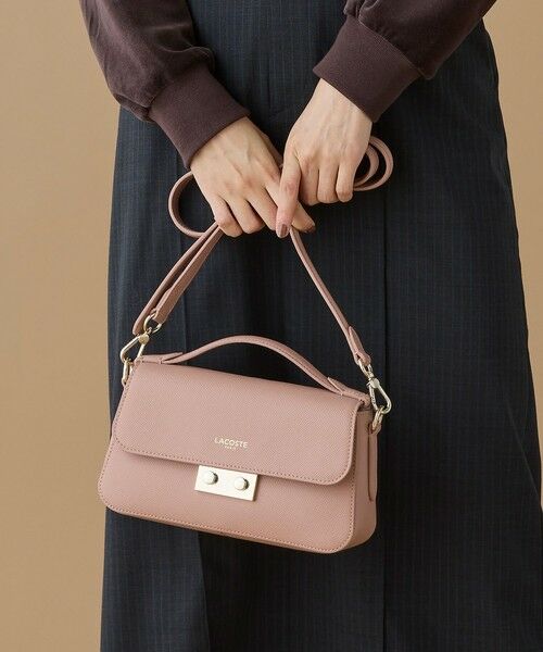 LACOSTE / ラコステ ハンドバッグ | シャンゼリゼ レザーショルダーバッグ / ハンドバッグ | 詳細1
