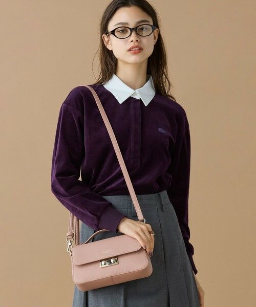 LACOSTE / ラコステ ハンドバッグ | シャンゼリゼ レザーショルダーバッグ / ハンドバッグ | 詳細10