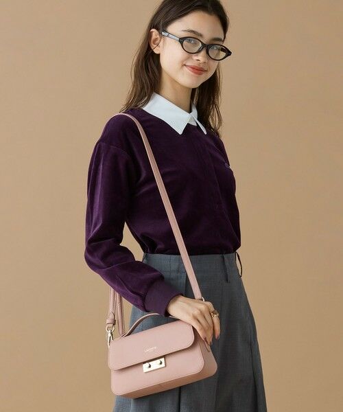 LACOSTE / ラコステ ハンドバッグ | シャンゼリゼ レザーショルダーバッグ / ハンドバッグ | 詳細12