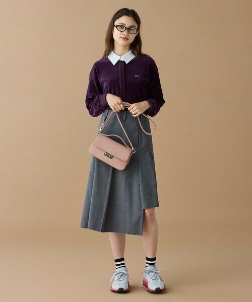 LACOSTE / ラコステ ハンドバッグ | シャンゼリゼ レザーショルダーバッグ / ハンドバッグ | 詳細14