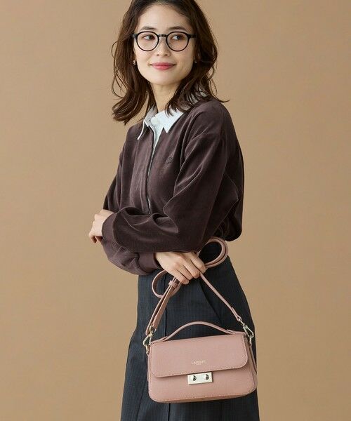 LACOSTE / ラコステ ハンドバッグ | シャンゼリゼ レザーショルダーバッグ / ハンドバッグ | 詳細2