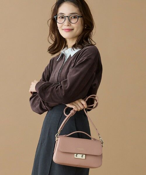 LACOSTE / ラコステ ハンドバッグ | シャンゼリゼ レザーショルダーバッグ / ハンドバッグ | 詳細3