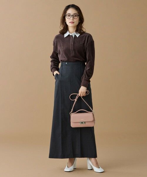 LACOSTE / ラコステ ハンドバッグ | シャンゼリゼ レザーショルダーバッグ / ハンドバッグ | 詳細4