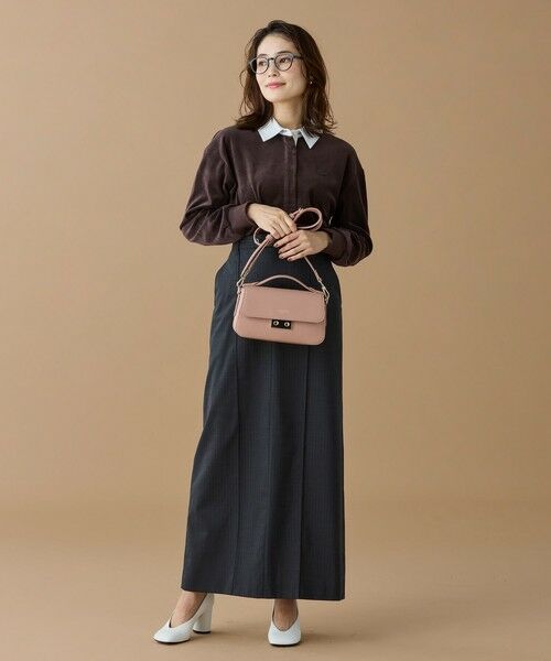 LACOSTE / ラコステ ハンドバッグ | シャンゼリゼ レザーショルダーバッグ / ハンドバッグ | 詳細5