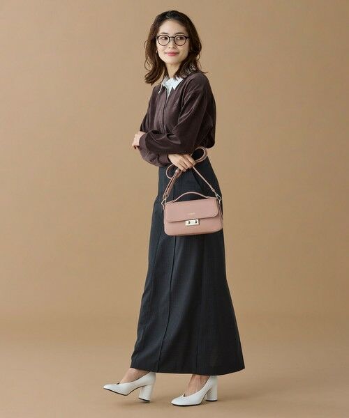 LACOSTE / ラコステ ハンドバッグ | シャンゼリゼ レザーショルダーバッグ / ハンドバッグ | 詳細7