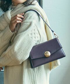 LACOSTE / ラコステ ショルダーバッグ | テニスブリス レザーミディアムショルダーバッグ ダブルストラップ 2WAY