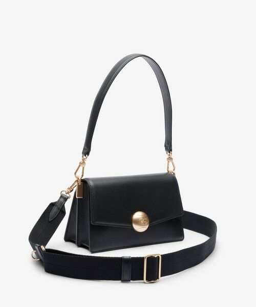 LACOSTE / ラコステ ショルダーバッグ | テニスブリス レザーミディアムショルダーバッグ ダブルストラップ 2WAY | 詳細3