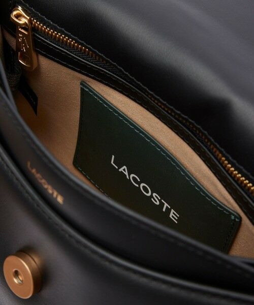 LACOSTE / ラコステ ショルダーバッグ | テニスブリス レザーミディアムショルダーバッグ ダブルストラップ 2WAY | 詳細4
