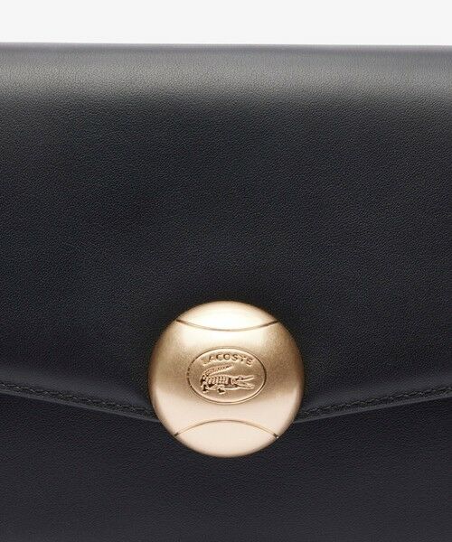 LACOSTE / ラコステ ショルダーバッグ | テニスブリス レザーミディアムショルダーバッグ ダブルストラップ 2WAY | 詳細5