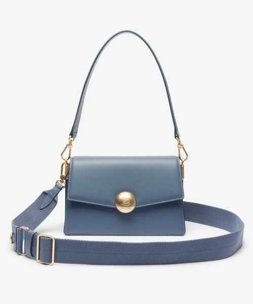 LACOSTE / ラコステ ショルダーバッグ | テニスブリス レザーミディアムショルダーバッグ ダブルストラップ 2WAY | 詳細8