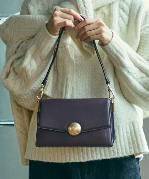 LACOSTE / ラコステ ショルダーバッグ | テニスブリス レザーミディアムショルダーバッグ ダブルストラップ 2WAY | 詳細11