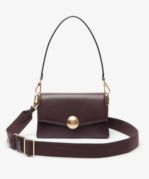 LACOSTE / ラコステ ショルダーバッグ | テニスブリス レザーミディアムショルダーバッグ ダブルストラップ 2WAY | 詳細18