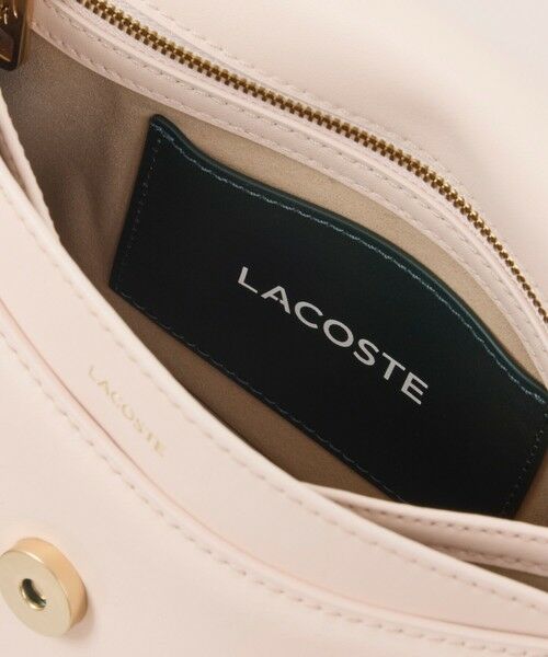 LACOSTE / ラコステ ハンドバッグ | テニスブリス レザーミディアムショルダーバッグ ダブルストラップ 2WAY | 詳細18