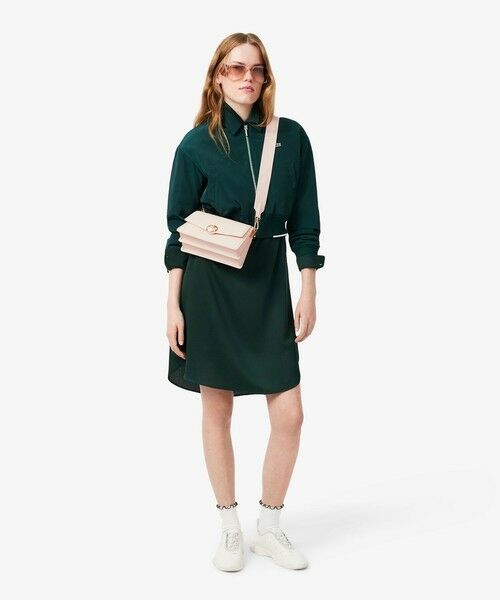 LACOSTE / ラコステ ハンドバッグ | テニスブリス レザーミディアムショルダーバッグ ダブルストラップ 2WAY | 詳細20