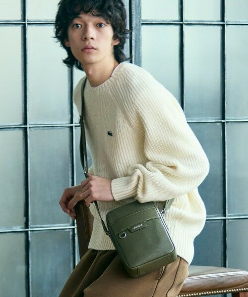 LACOSTE / ラコステ ショルダーバッグ | オシアン レザーサッチェルバッグ | 詳細5