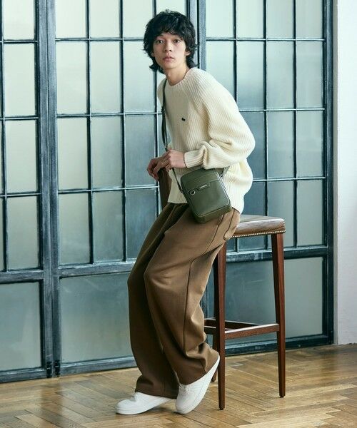 LACOSTE / ラコステ ショルダーバッグ | オシアン レザーサッチェルバッグ | 詳細8