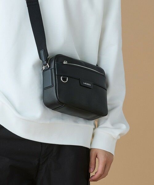 LACOSTE / ラコステ ショルダーバッグ | オシアン レザーレポーターバッグ | 詳細1