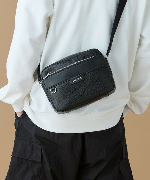 LACOSTE / ラコステ ショルダーバッグ | オシアン レザーレポーターバッグ | 詳細2