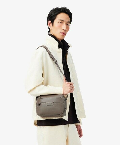 LACOSTE / ラコステ ショルダーバッグ | オシアン レザーレポーターバッグ | 詳細19