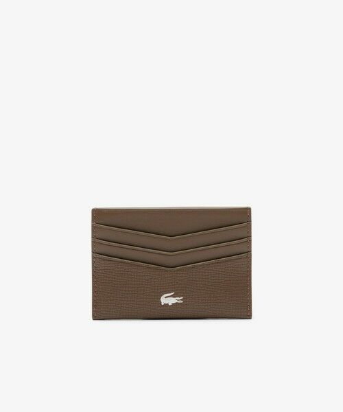 LACOSTE / ラコステ カードケース・名刺入れ・定期入れ | オシアン レザー名刺入れ（ブラウン）
