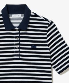 LACOSTE / ラコステ ポロシャツ | ベロアボーダー半袖ポロシャツ