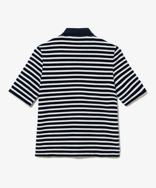 LACOSTE / ラコステ ポロシャツ | ベロアボーダー半袖ポロシャツ | 詳細7