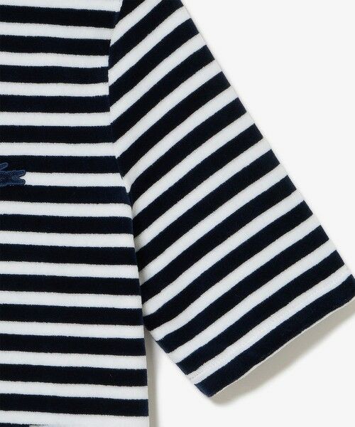 LACOSTE / ラコステ ポロシャツ | ベロアボーダー半袖ポロシャツ | 詳細8