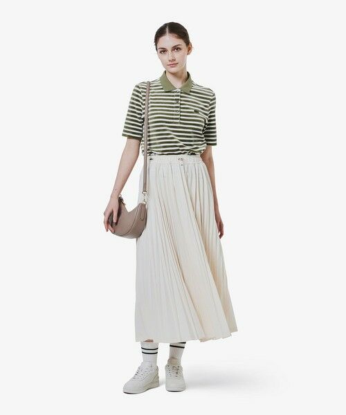 LACOSTE / ラコステ ポロシャツ | ベロアボーダー半袖ポロシャツ | 詳細15