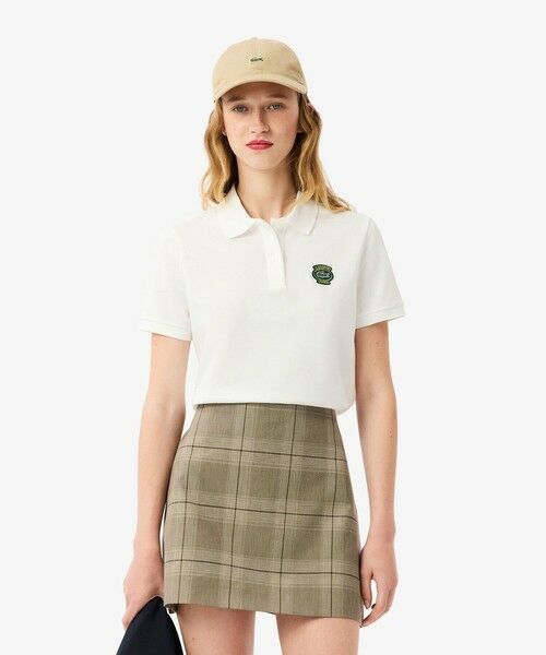 LACOSTE / ラコステ ポロシャツ | 【EC only】ラコステパリエンブレムワッペンレディースポロシャツ(ホワイト)