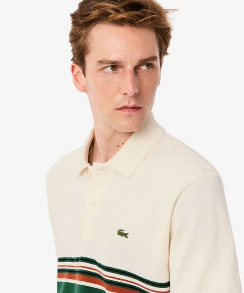LACOSTE / ラコステ ポロシャツ | フレンチメイドパネルボーダポロシャツ | 詳細1