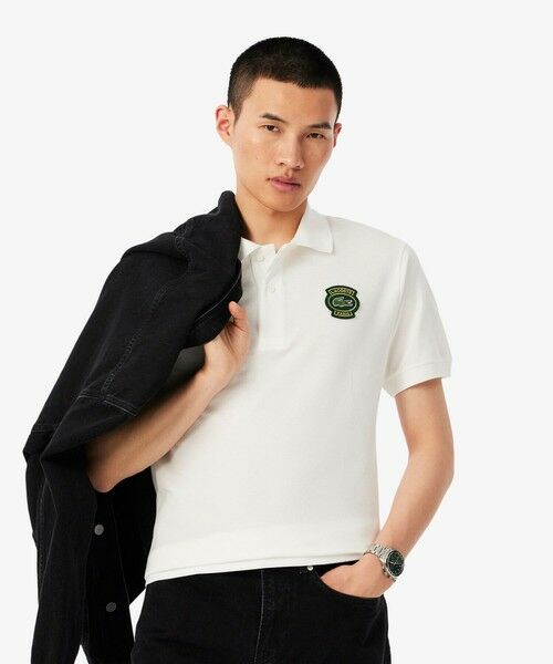 LACOSTE/ラコステ 【EC only】ラコステパリワッペンポロシャツ ホワイト 3(日本サイズM) LACOSTE/ラコステ 【EC only】ラコステパリワッペンポロシャツ ホワイト 3(日本サイズM)