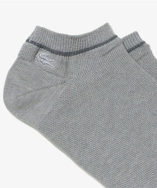 LACOSTE / ラコステ ソックス | 同色ワニロゴショートソックス | 詳細2