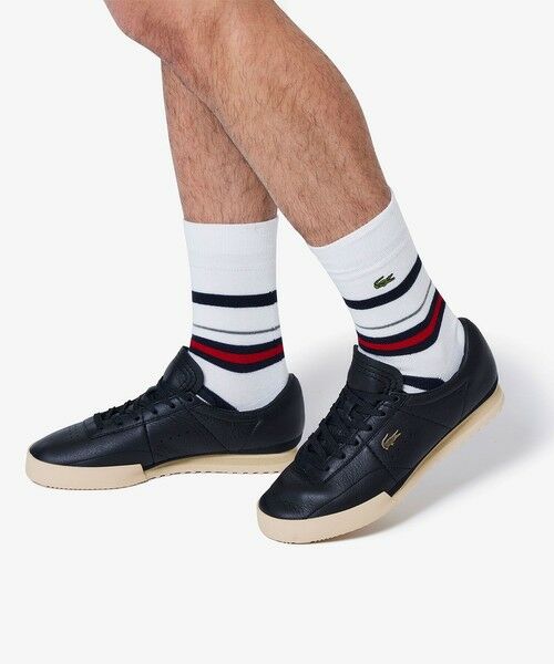 LACOSTE / ラコステ ソックス | ウールブレンドボーダークルーソックス | 詳細2