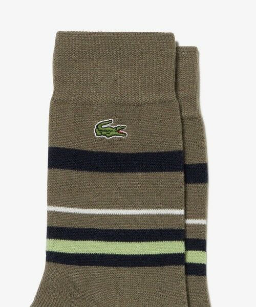LACOSTE / ラコステ ソックス | ウールブレンドボーダークルーソックス | 詳細5