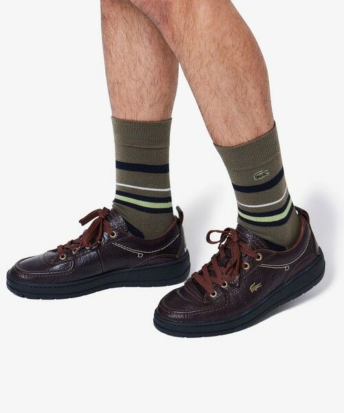 LACOSTE / ラコステ ソックス | ウールブレンドボーダークルーソックス | 詳細6