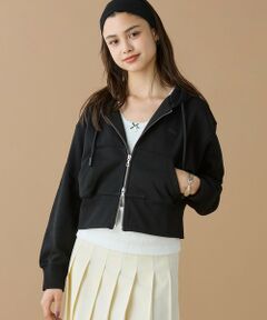 LACOSTE / ラコステ パーカー | 裏パイルクロップドジップフーディー