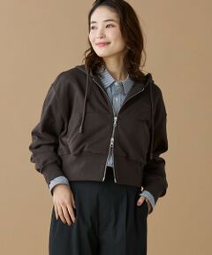 LACOSTE / ラコステ パーカー | 裏パイルクロップドジップフーディー